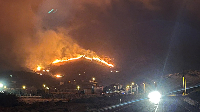 Μεγάλη φωτιά στην Ίμβρο